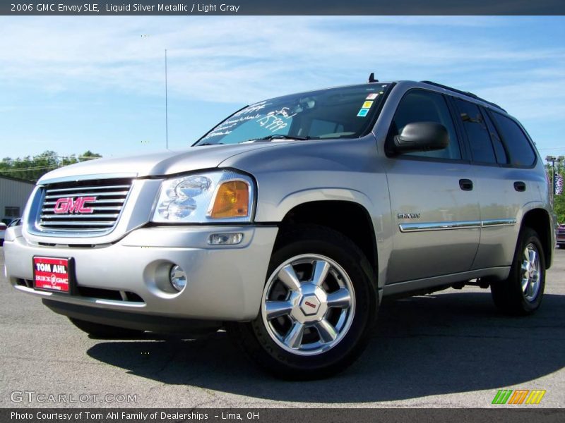 Liquid Silver Metallic / Light Gray 2006 GMC Envoy SLE