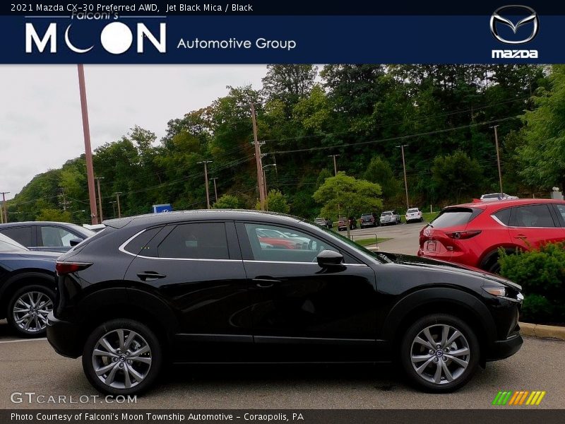 Jet Black Mica / Black 2021 Mazda CX-30 Preferred AWD