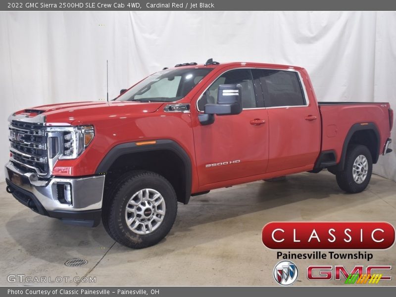 Cardinal Red / Jet Black 2022 GMC Sierra 2500HD SLE Crew Cab 4WD