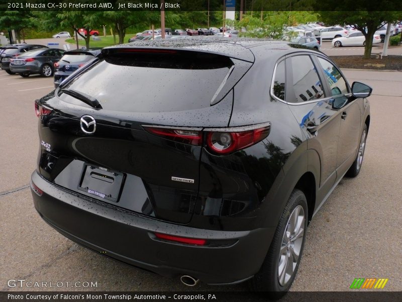 Jet Black Mica / Black 2021 Mazda CX-30 Preferred AWD