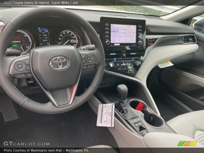 Dashboard of 2021 Camry SE Hybrid