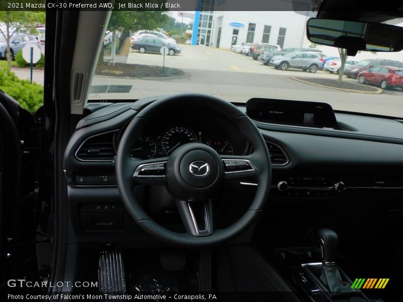 Jet Black Mica / Black 2021 Mazda CX-30 Preferred AWD