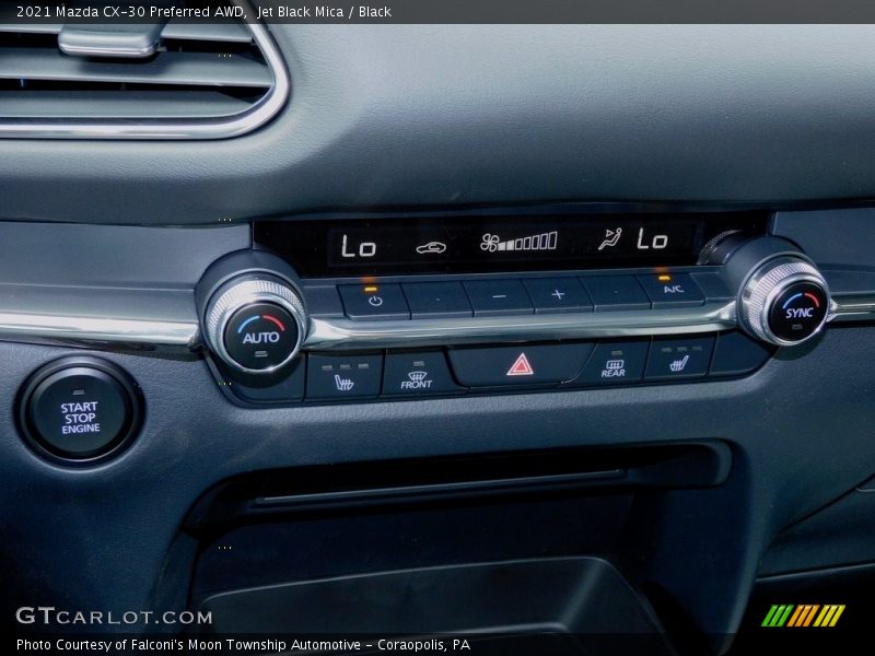 Jet Black Mica / Black 2021 Mazda CX-30 Preferred AWD