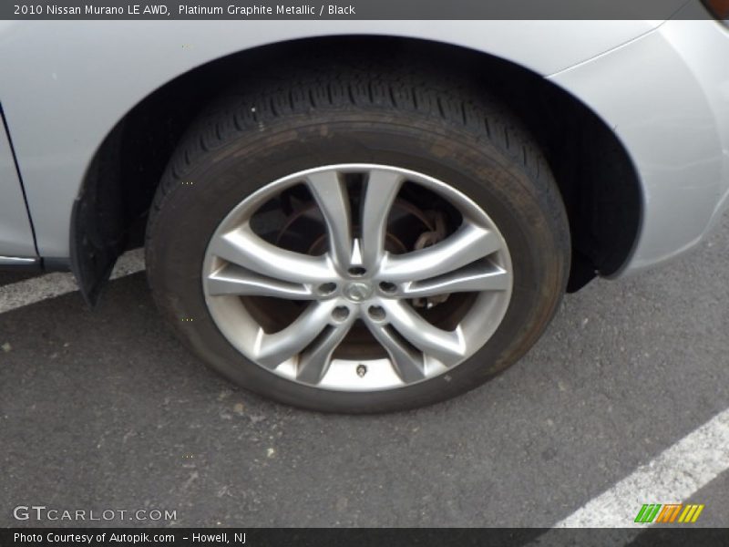 Platinum Graphite Metallic / Black 2010 Nissan Murano LE AWD
