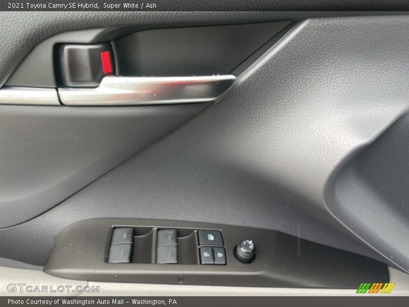 Super White / Ash 2021 Toyota Camry SE Hybrid