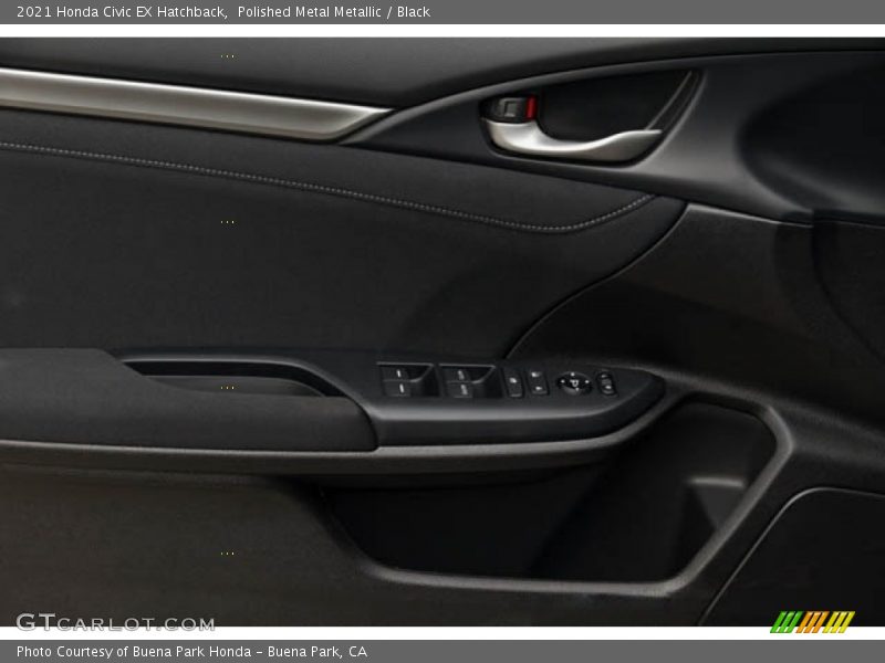 Polished Metal Metallic / Black 2021 Honda Civic EX Hatchback