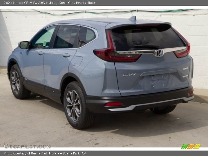 Sonic Gray Pearl / Black 2021 Honda CR-V EX AWD Hybrid