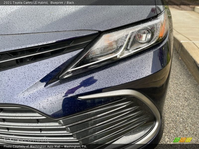 Blueprint / Black 2021 Toyota Camry LE Hybrid