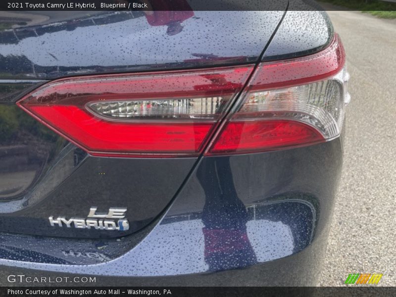 Blueprint / Black 2021 Toyota Camry LE Hybrid