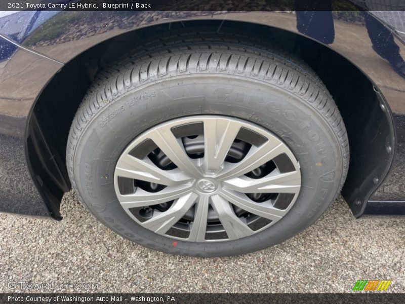 Blueprint / Black 2021 Toyota Camry LE Hybrid
