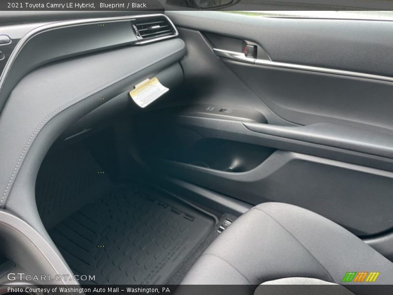 Blueprint / Black 2021 Toyota Camry LE Hybrid