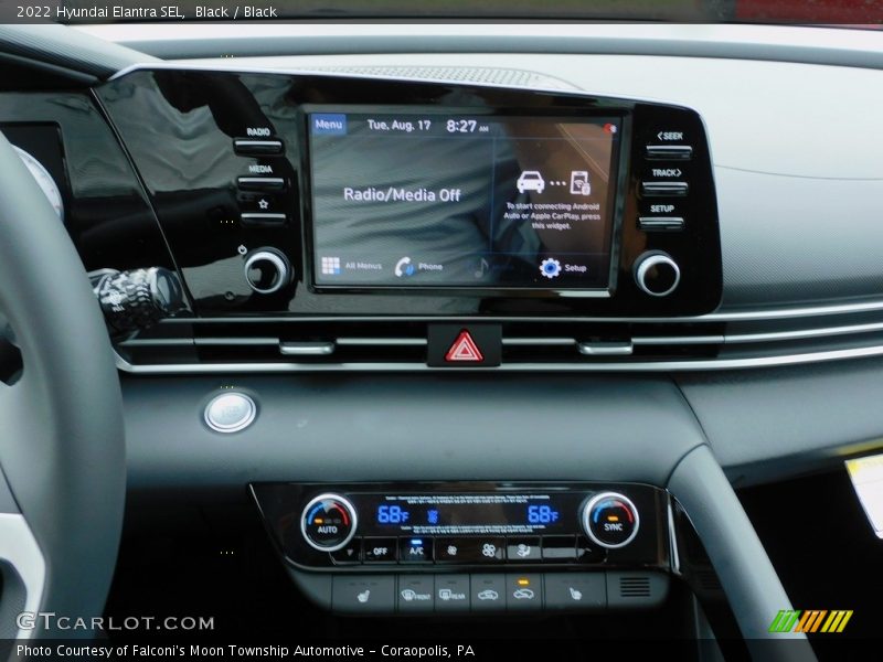 Black / Black 2022 Hyundai Elantra SEL