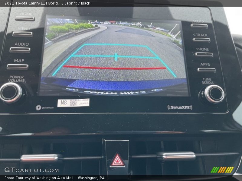 Blueprint / Black 2021 Toyota Camry LE Hybrid
