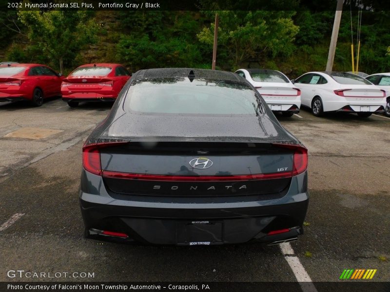 Portofino Gray / Black 2022 Hyundai Sonata SEL Plus