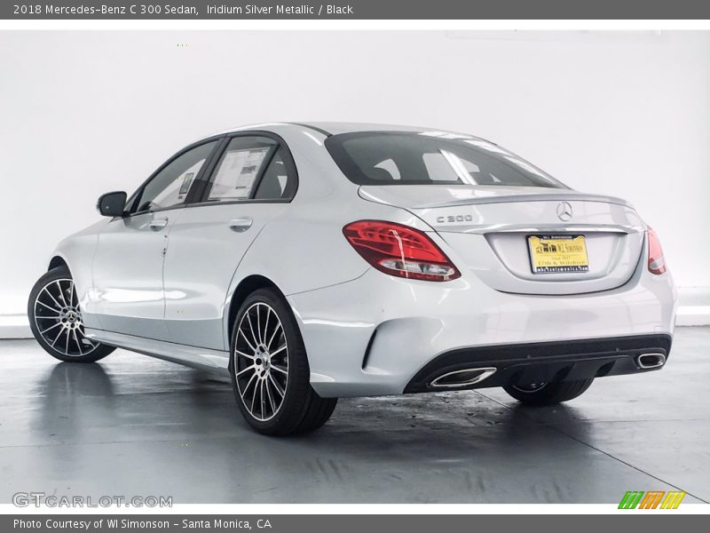 Iridium Silver Metallic / Black 2018 Mercedes-Benz C 300 Sedan