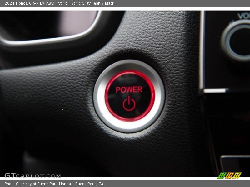 Sonic Gray Pearl / Black 2021 Honda CR-V EX AWD Hybrid