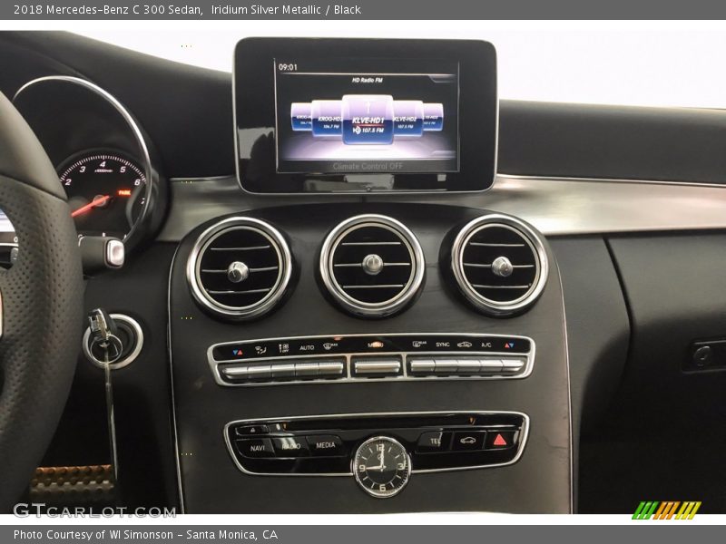 Iridium Silver Metallic / Black 2018 Mercedes-Benz C 300 Sedan