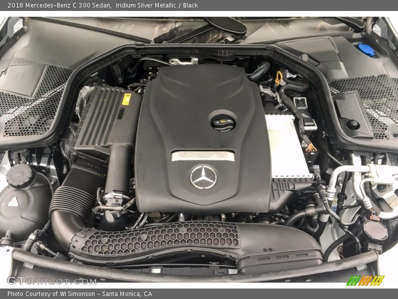 Iridium Silver Metallic / Black 2018 Mercedes-Benz C 300 Sedan