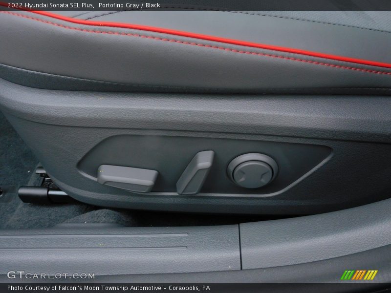 Portofino Gray / Black 2022 Hyundai Sonata SEL Plus