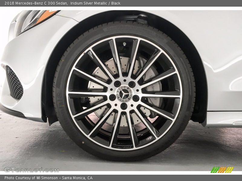 Iridium Silver Metallic / Black 2018 Mercedes-Benz C 300 Sedan