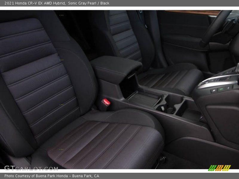 Sonic Gray Pearl / Black 2021 Honda CR-V EX AWD Hybrid