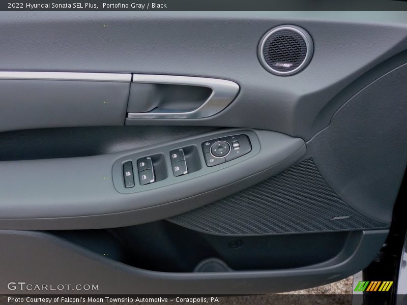 Portofino Gray / Black 2022 Hyundai Sonata SEL Plus