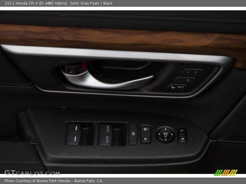 Sonic Gray Pearl / Black 2021 Honda CR-V EX AWD Hybrid