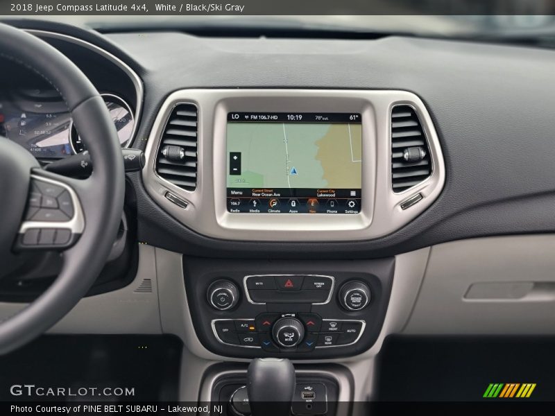 White / Black/Ski Gray 2018 Jeep Compass Latitude 4x4