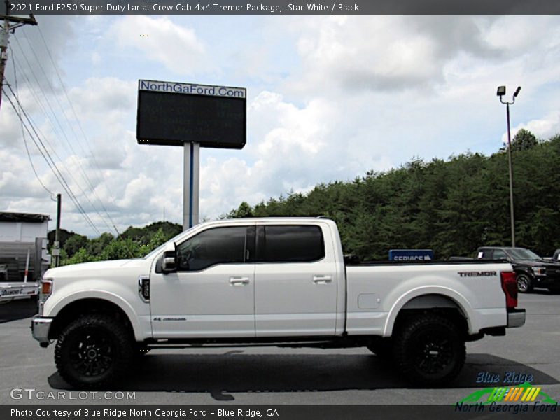 Star White / Black 2021 Ford F250 Super Duty Lariat Crew Cab 4x4 Tremor Package