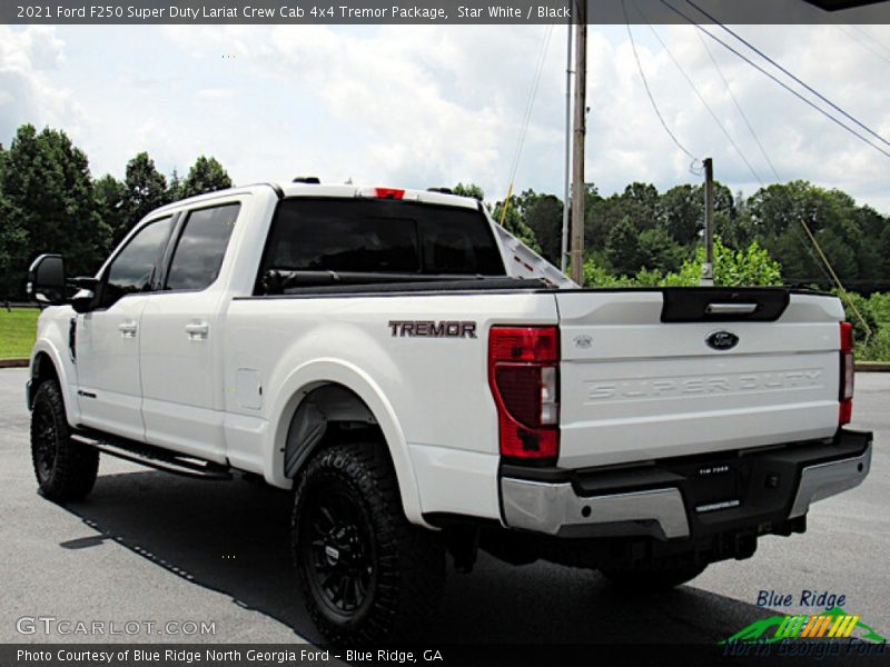 Star White / Black 2021 Ford F250 Super Duty Lariat Crew Cab 4x4 Tremor Package