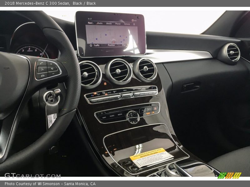Black / Black 2018 Mercedes-Benz C 300 Sedan