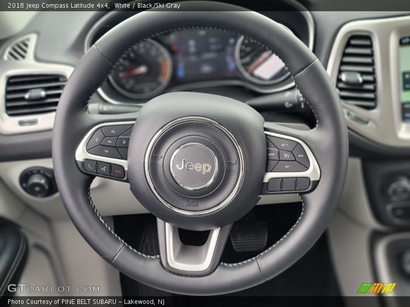 White / Black/Ski Gray 2018 Jeep Compass Latitude 4x4