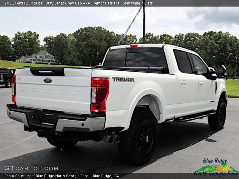 Star White / Black 2021 Ford F250 Super Duty Lariat Crew Cab 4x4 Tremor Package