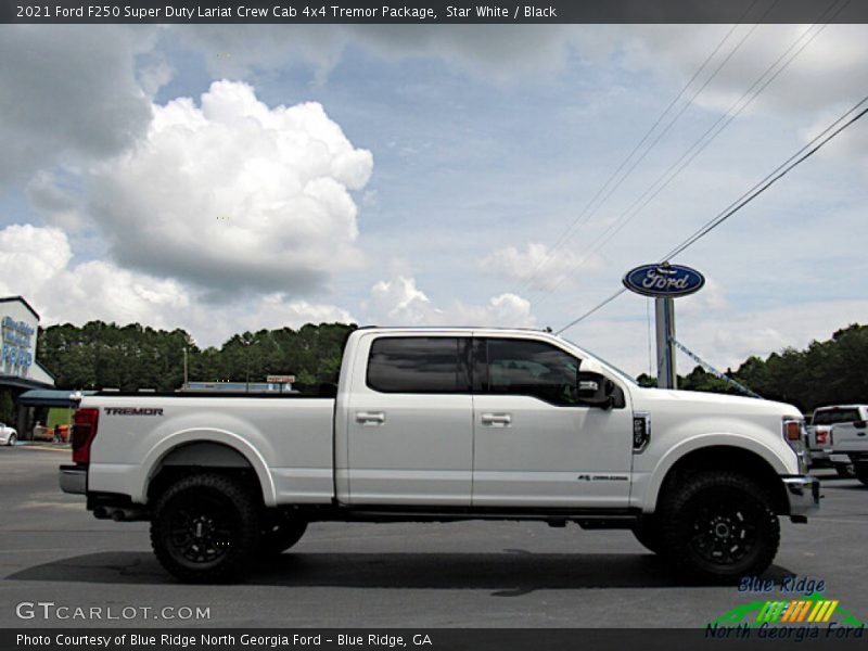 Star White / Black 2021 Ford F250 Super Duty Lariat Crew Cab 4x4 Tremor Package