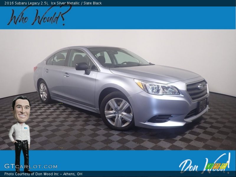 Ice Silver Metallic / Slate Black 2016 Subaru Legacy 2.5i
