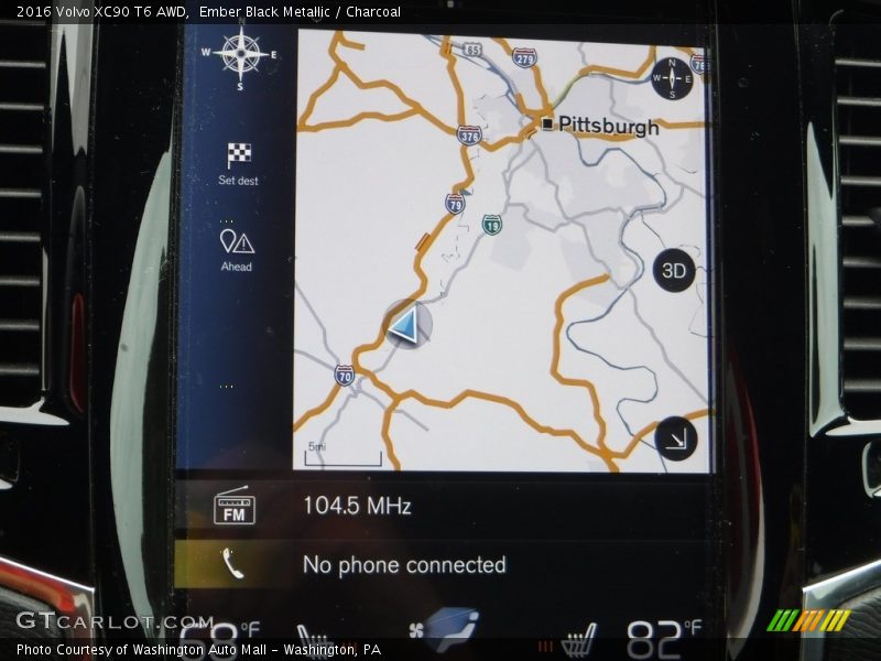 Navigation of 2016 XC90 T6 AWD