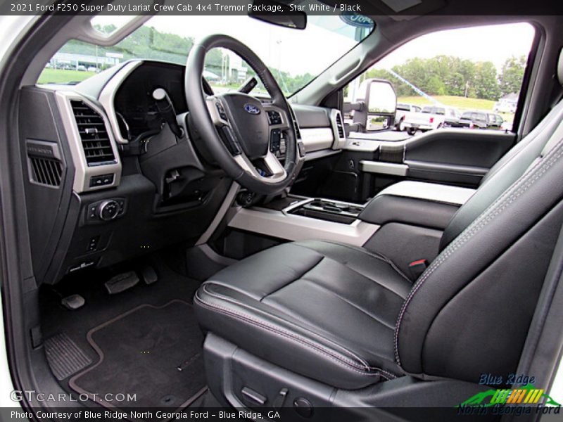 Star White / Black 2021 Ford F250 Super Duty Lariat Crew Cab 4x4 Tremor Package