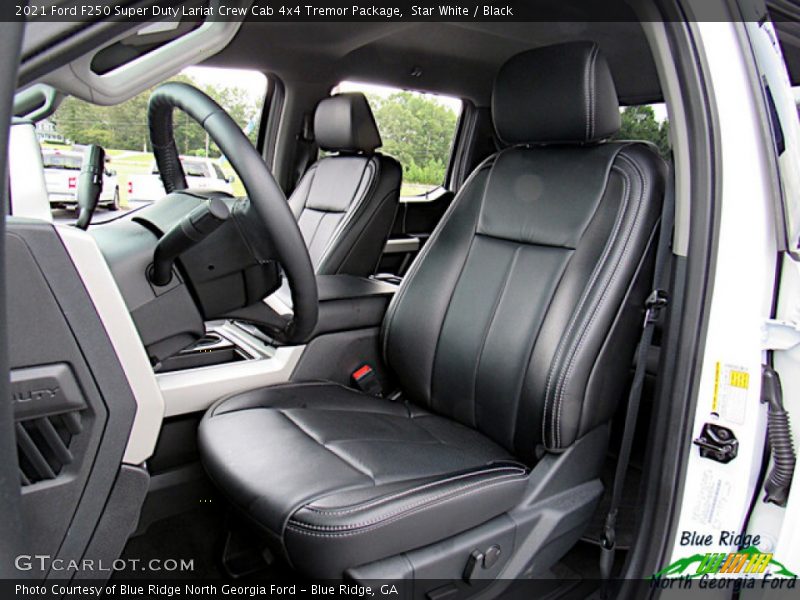 Star White / Black 2021 Ford F250 Super Duty Lariat Crew Cab 4x4 Tremor Package