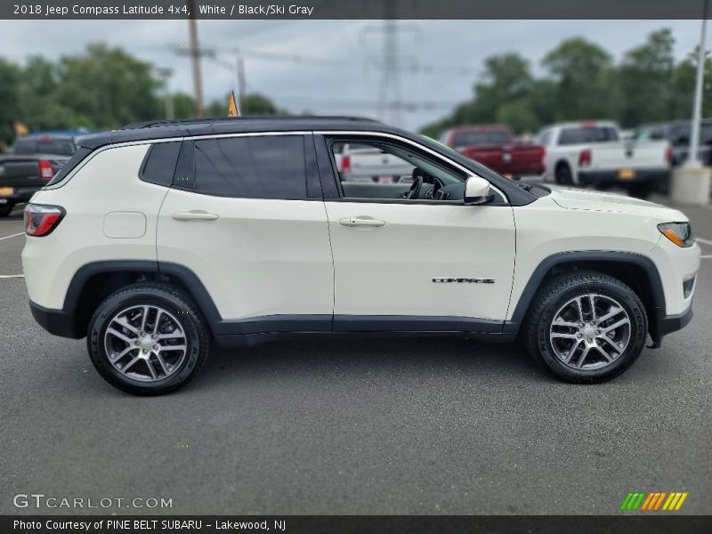 White / Black/Ski Gray 2018 Jeep Compass Latitude 4x4