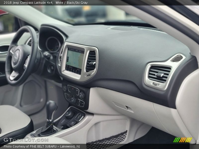 White / Black/Ski Gray 2018 Jeep Compass Latitude 4x4