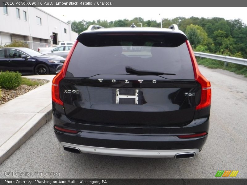 Ember Black Metallic / Charcoal 2016 Volvo XC90 T6 AWD