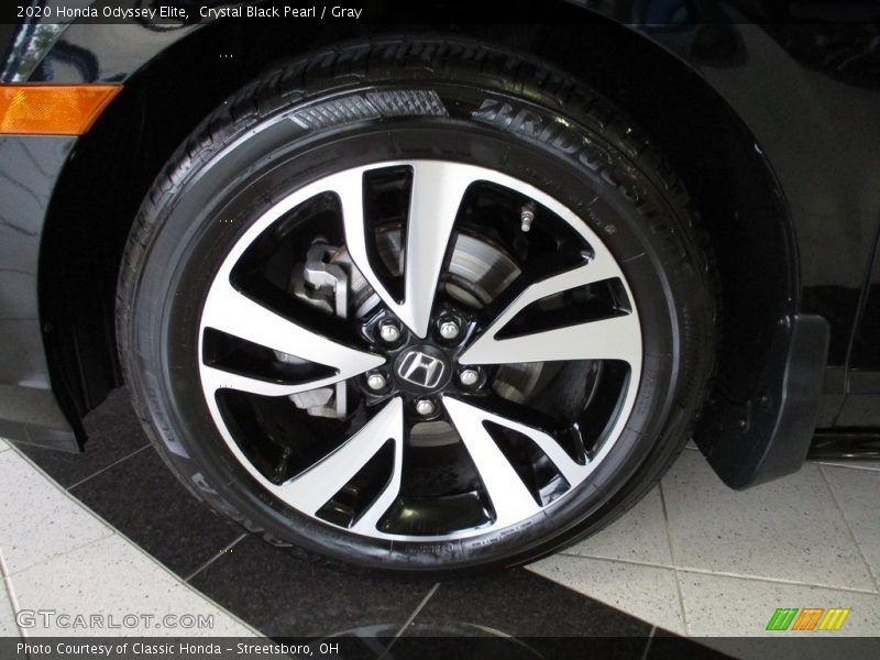 Crystal Black Pearl / Gray 2020 Honda Odyssey Elite