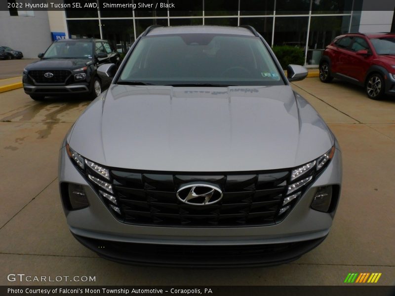 Shimmering Silver / Black 2022 Hyundai Tucson SEL AWD