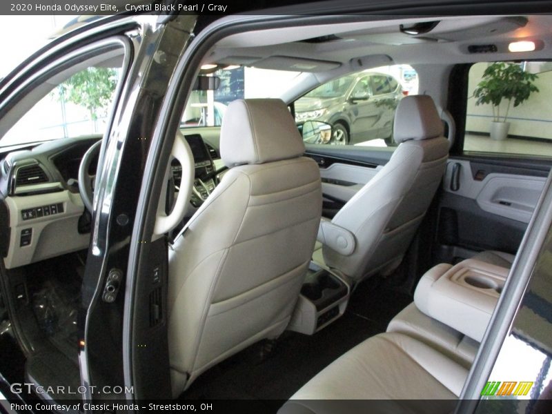 Crystal Black Pearl / Gray 2020 Honda Odyssey Elite