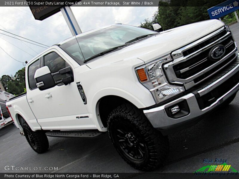 Star White / Black 2021 Ford F250 Super Duty Lariat Crew Cab 4x4 Tremor Package