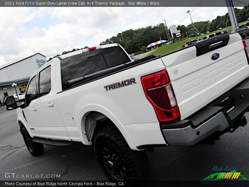 Star White / Black 2021 Ford F250 Super Duty Lariat Crew Cab 4x4 Tremor Package