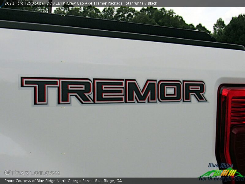 Star White / Black 2021 Ford F250 Super Duty Lariat Crew Cab 4x4 Tremor Package