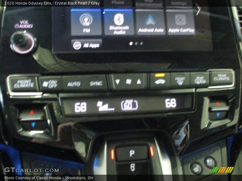 Crystal Black Pearl / Gray 2020 Honda Odyssey Elite