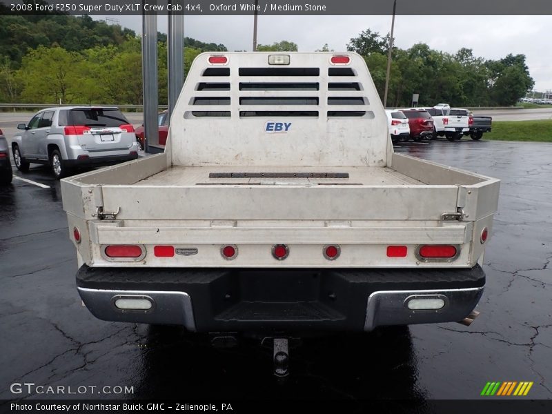 Oxford White / Medium Stone 2008 Ford F250 Super Duty XLT Crew Cab 4x4