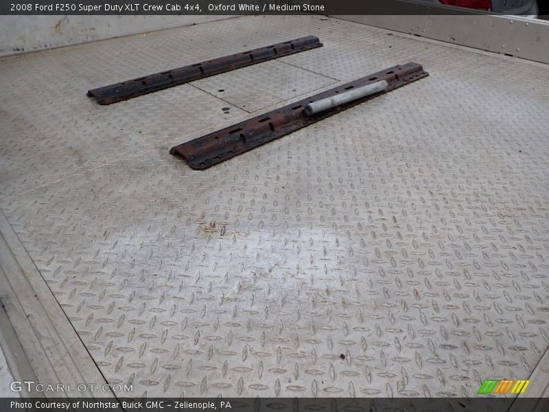 Oxford White / Medium Stone 2008 Ford F250 Super Duty XLT Crew Cab 4x4
